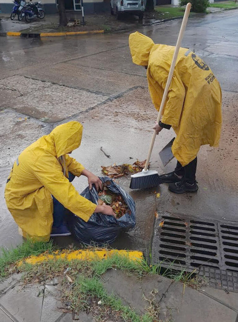 Activo accionar de la comuna con tareas preventivas ante el pronóstico de lluvias