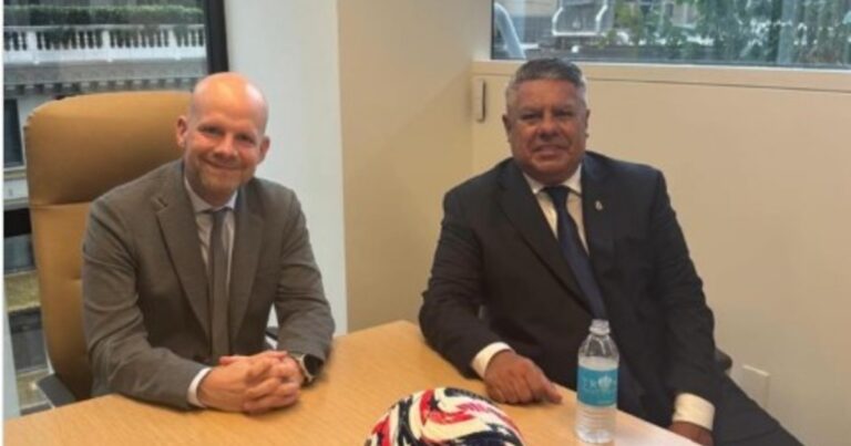 El paso de Chiqui Tapia por Estados Unidos: de festejar su cumple con Messi a la reunión con el secretario general de la FIFA