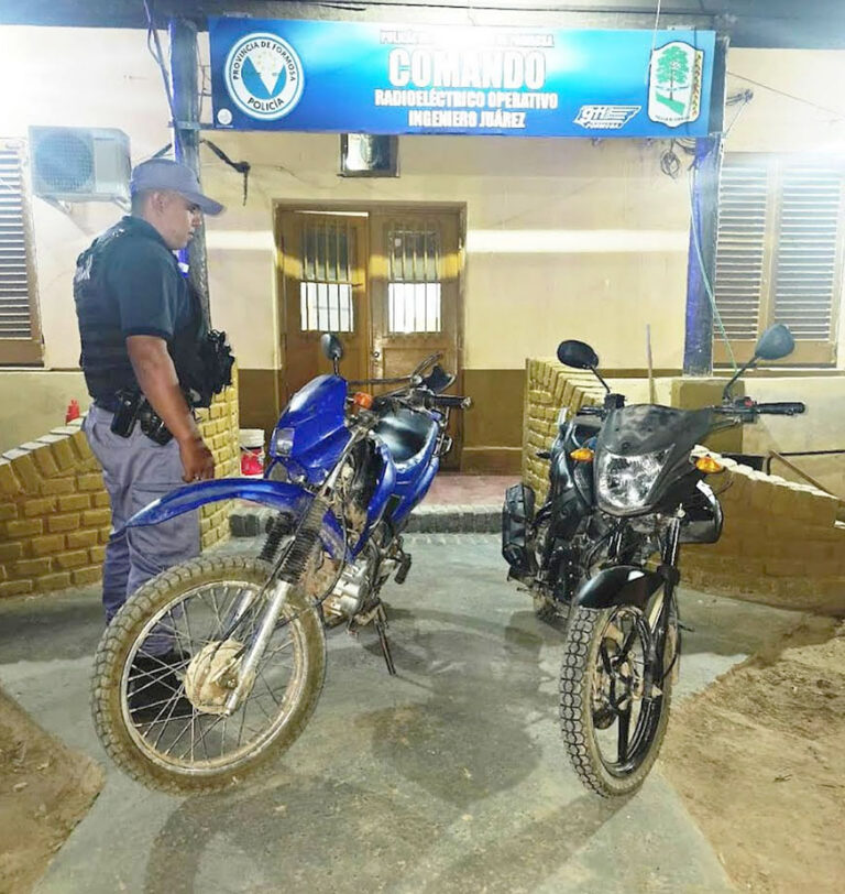 Juárez: se recuperaron dos motocicletas antes que su propietario haga la denuncia