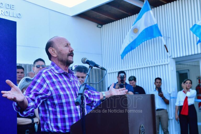 Insfrán: No hay forma de construir una comunidad organizada si no es con justicia social