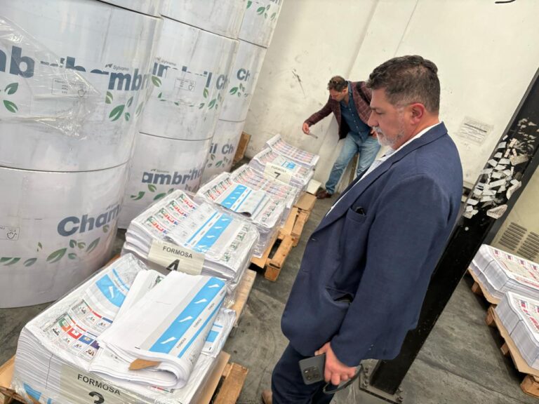 Detectaron graves irregularidades en la impresión de boletas enviadas a Formosa