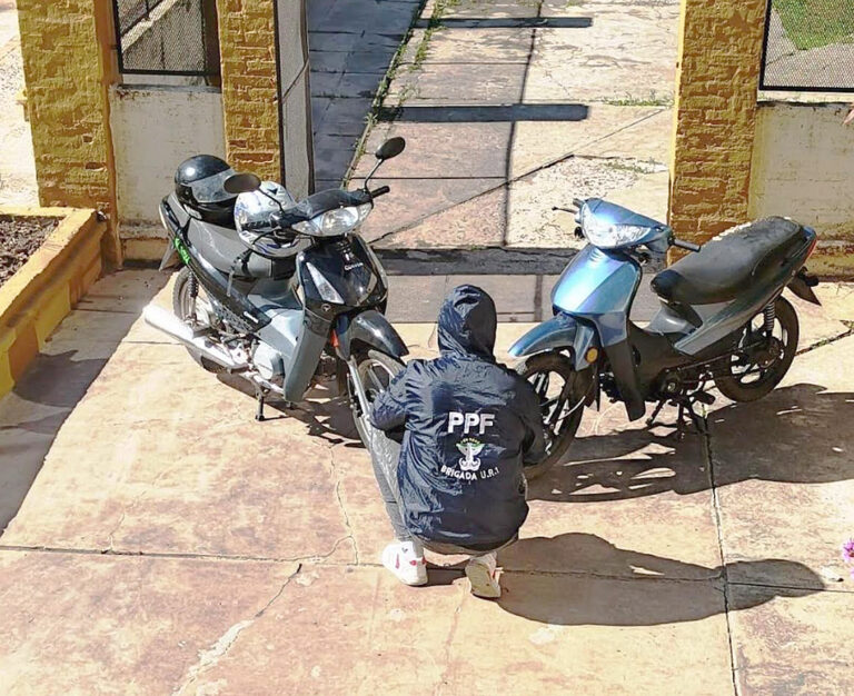 Detuvieron a dos sujetos y secuestraron motocicletas