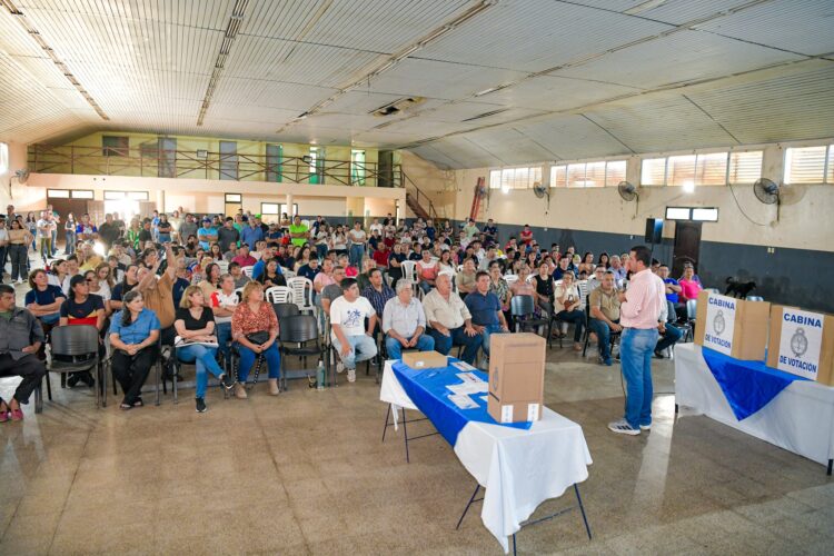 Mansilla y Villa Escolar también recibieron la visita del vicegobernador Solís