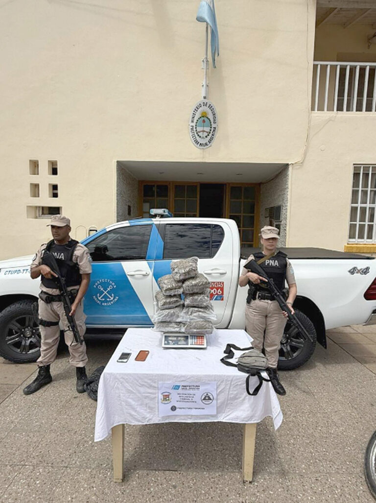 PNA secuestró droga en Formosa y Misiones: hay dos detenidos