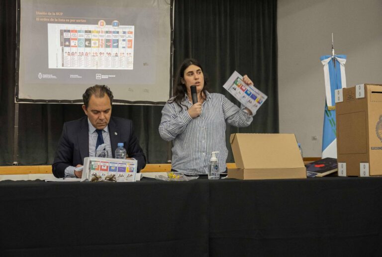 Se brindaron diversas capacitaciones sobre la BUP en la localidad de Las Lomitas