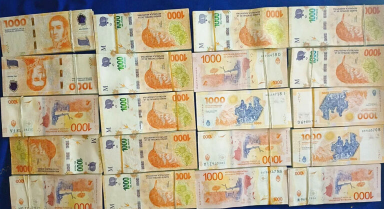 La Policía recuperó dos millones de pesos sustraídos a un vecino en Juan Gregorio Bazán