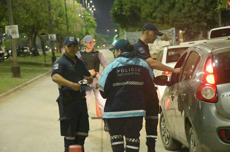 La Policía de Formosa sacó de circulación a unos 42 conductores alcoholizados