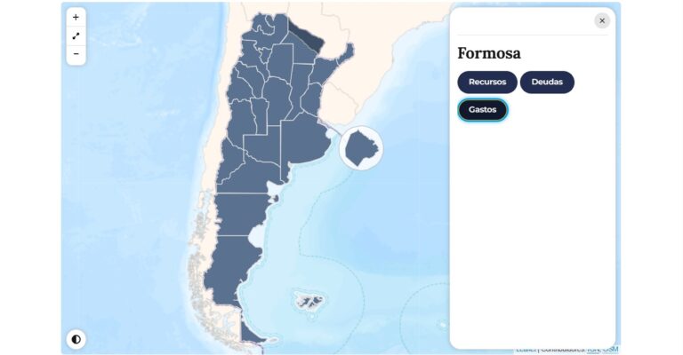 El Ministerio de Economía publicó el mapa fiscal de las provincias: cómo está Formosa en gastos, recursos y deuda?