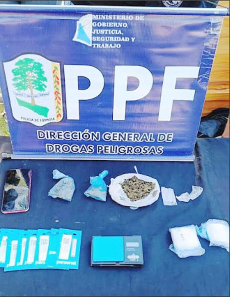 La Policía aprehendió a un dealer y anuló un centro de distribución de drogas
