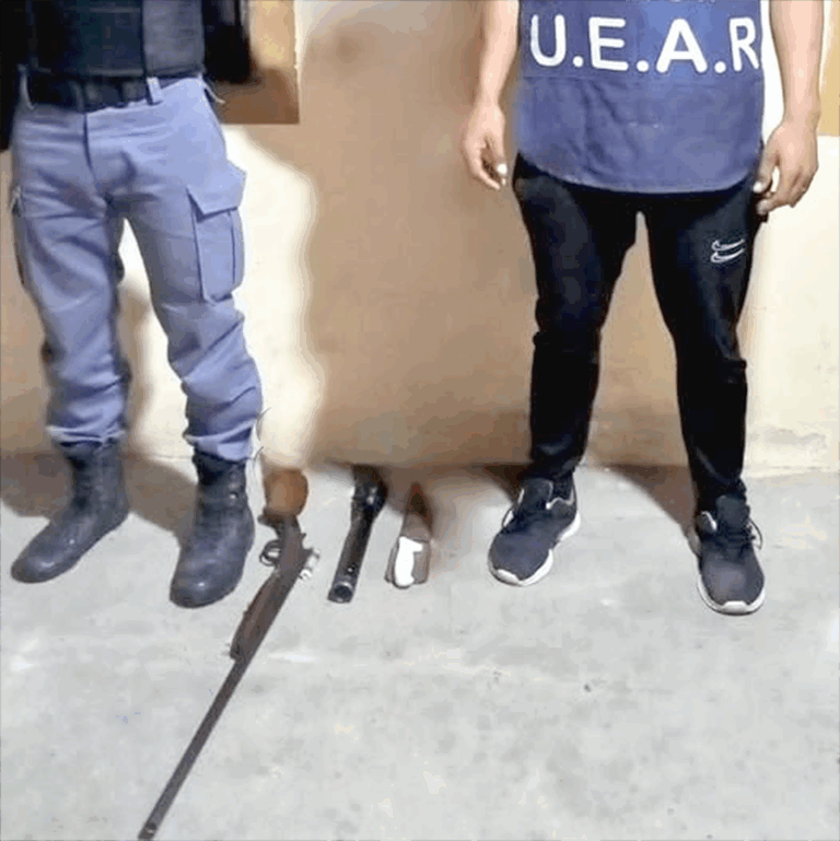 Riacho Negro: aprehendieron a un hombre armado y secuestraron una escopeta sin documentación