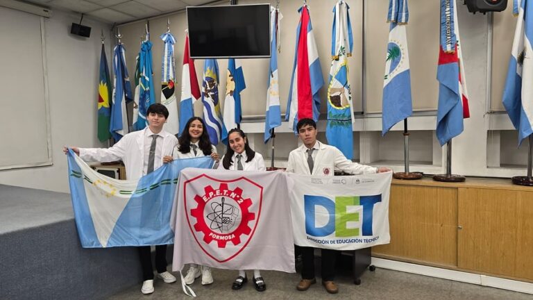 Estudiantes de escuelas técnicas de Formosa se destacaron a nivel nacional