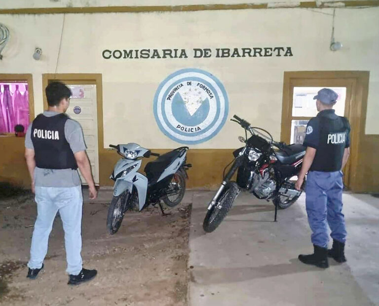 Secuestraron dos motocicletas con pedido judicial de la provincia de Buenos Aires