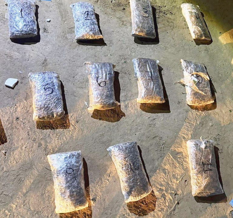 Sorprenden a dos sujetos con más de 7 kilos de marihuana a la vera del río Paraguay