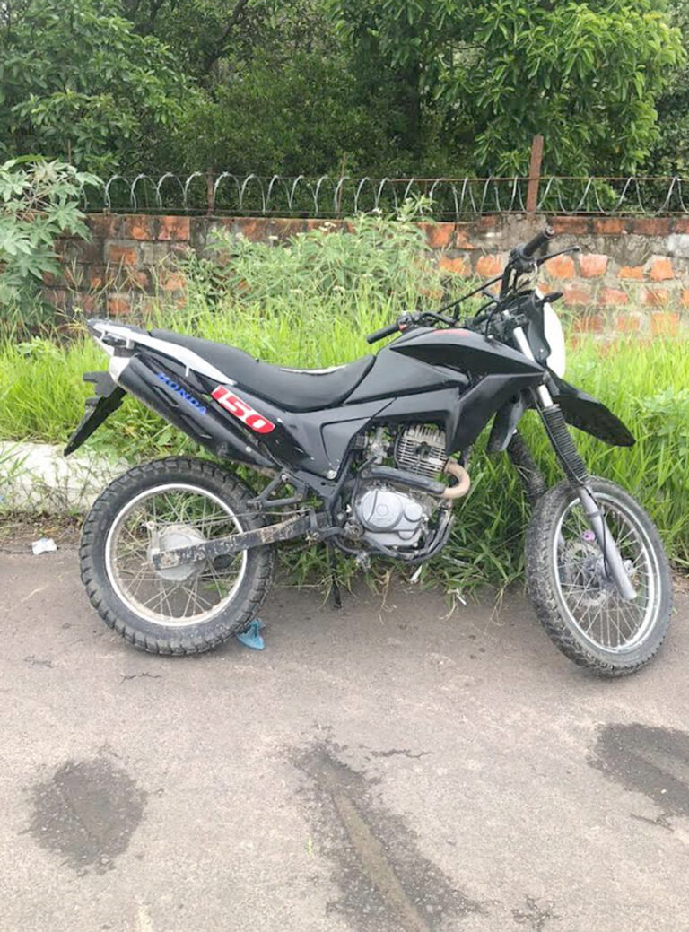 Secuestraron una moto con la numeración del chasis suprimida