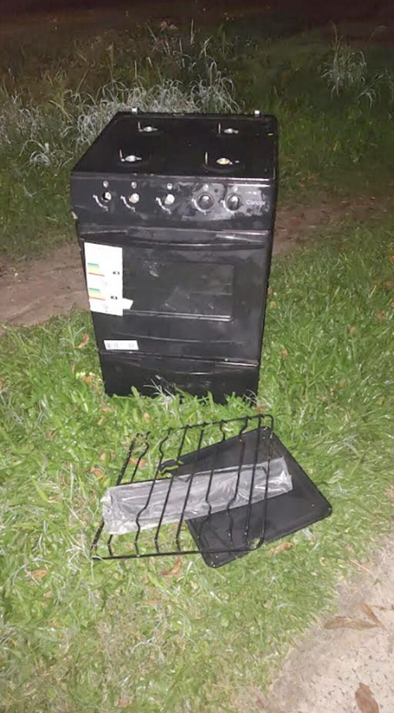 Secuestraron una cocina de dudosa procedencia