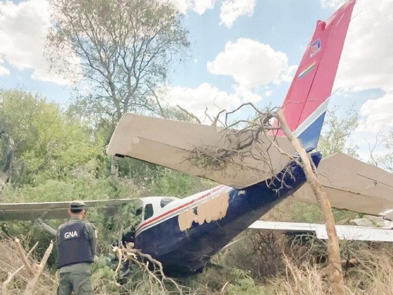 Detuvieron en una terminal de micros a los pilotos de la avioneta narco que se estrelló