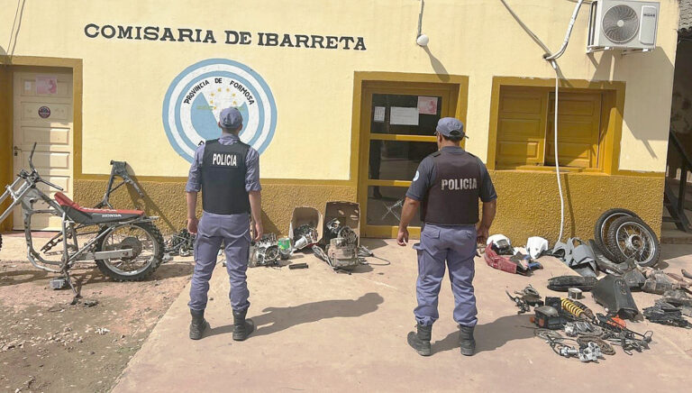 Allanaron un local que se dedicaba a la ventade motopartes robadas