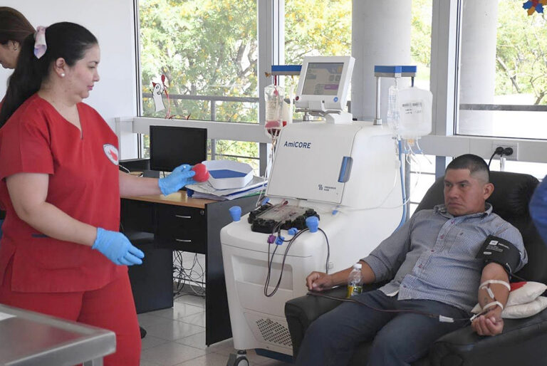 Por el Día Nacional del Donante Voluntario de Sangre, el CPH realizó una exitosa colecta de sangre y plaquetas por aféresis