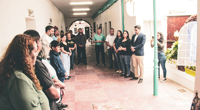 Se realizó oficio religioso en el Pasillo Navideño por el Día de la Inmaculada Concepción de María