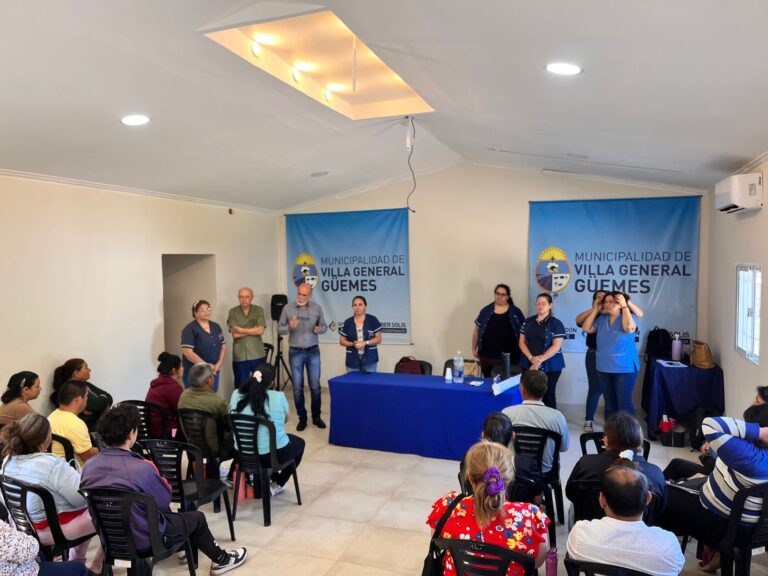 La Junta Evaluadora de Discapacidad visitó la localidad de Villa General Güemes