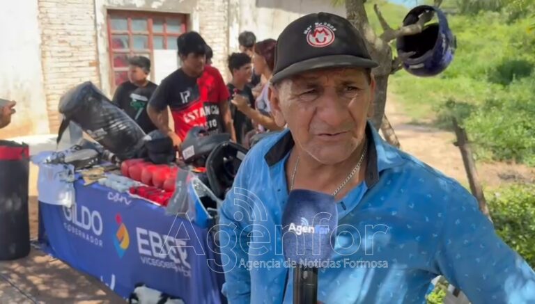 Desde Las Lomitas agradecieron al Gobierno provincial por enviar insumos e indumentaria deportiva