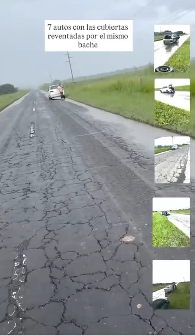 Preocupante situación: conductores denuncian el deterioro de la RN 86