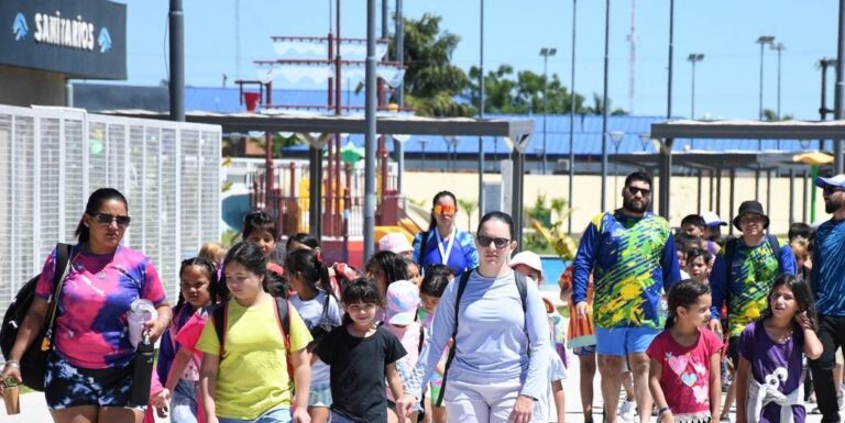 El Parque Acuático 17 de Octubre puso en marcha su sexta temporada de colonias de vacaciones