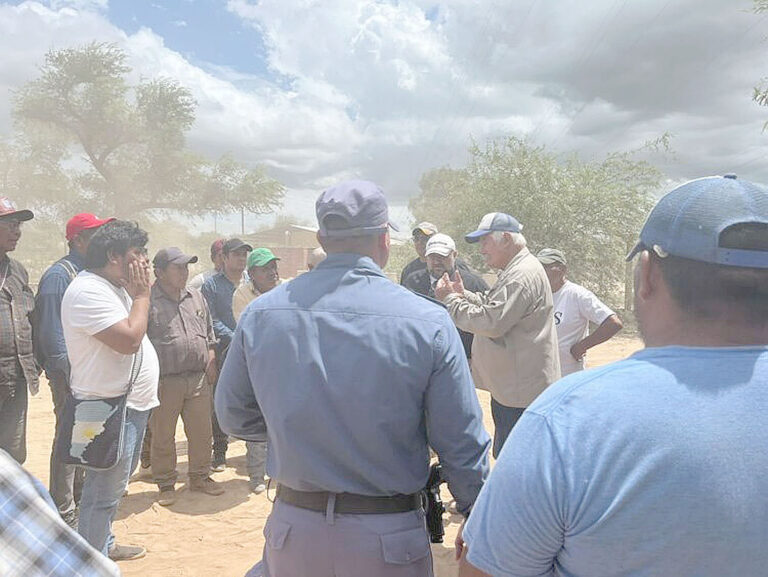 El Potrillo: productiva reunión entre la dirigencia local y la empresa que ejecutará la nueva obra hídrica