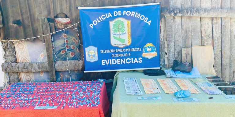 Clorinda: anularon centros de distribución de drogas