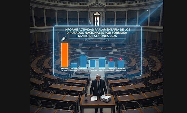 Anatomía del Silencio: El Revelador Informe sobre la (In)actividad de los Diputados Nacionales Formoseños en 2025