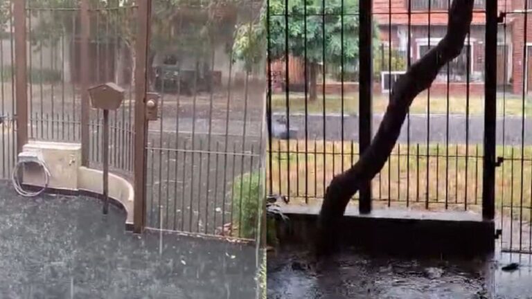 Tras el apagón en AMBA, se largó la tormenta: los videos de las lluvias en el conurbano
