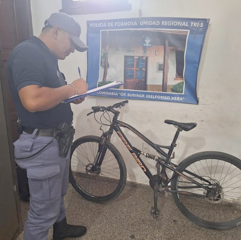En distintos procedimientos secuestraron una bici y una moto