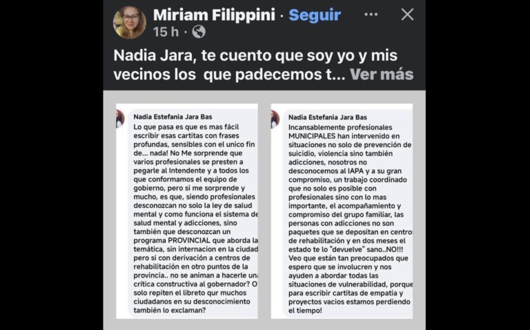 Se picó en Clorinda: Cruce de acusaciones entre una vecina y la gestión municipal por la crisis de adicciones