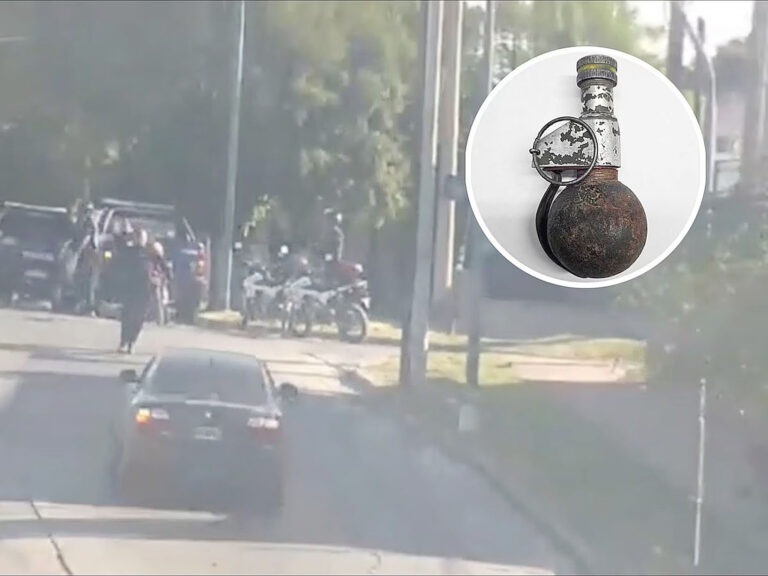 Máxima tensión en Córdoba: arrojaron una granada a la Policía en medio de un operativo y hubo escenas de pánico