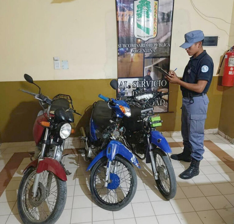 En distintas intervenciones secuestraron cuatro motocicletas y demoraron a cinco personas