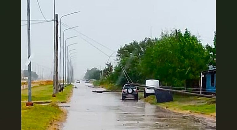Caos y Alerta: Temporal Localizado Azotó la Zona Sur de Formosa