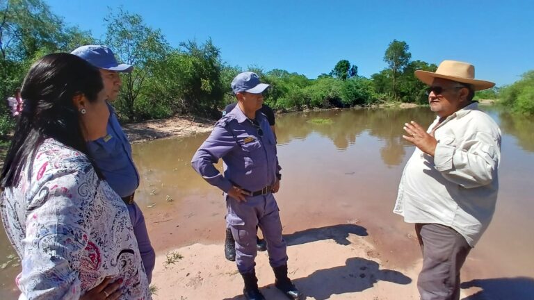 En Ingeniero Juárez realizaron un relevamiento territorial ante la crecida del río Bermejo