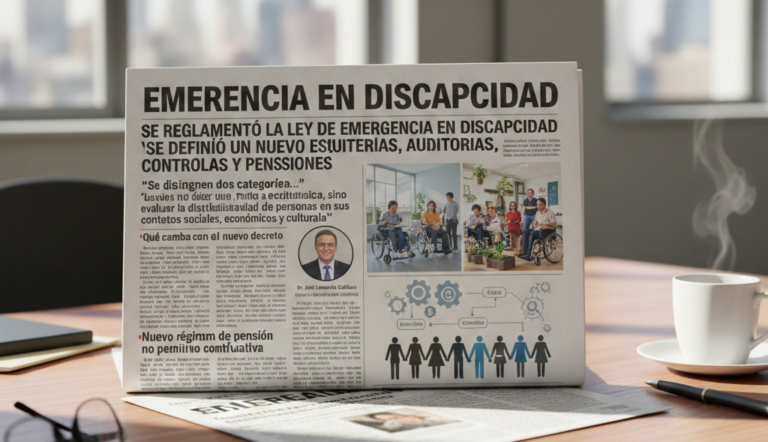 Reglamentan la Ley de Emergencia en Discapacidad: nuevo esquema de auditorías, controles y pensiones