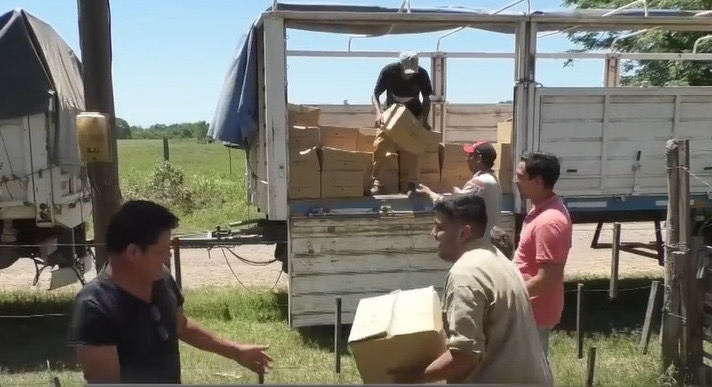 GOBIERNO PROVINCIAL EN COORDINACIÓN CON MUNICIPIO,ENTREGARON EL BENEFICIO A LAS COMUNIDADES
