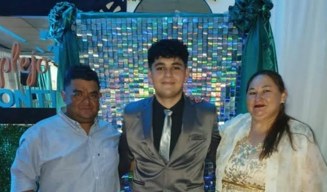 Fabricio Caballero fue dado de alta y su padre reiteró el agradecimiento por la atención