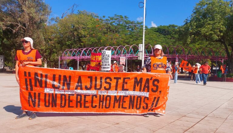 Organizaciones sociales y gremiales marcharon contra la reforma laboral