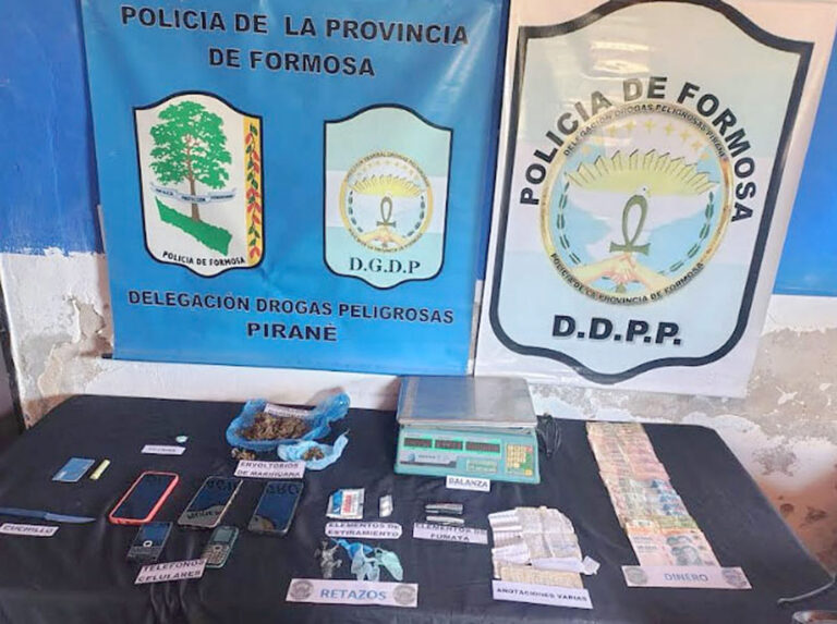 Detuvieron a dos hombres y desarticularon dos centros de distribución de drogas durante allanamientos