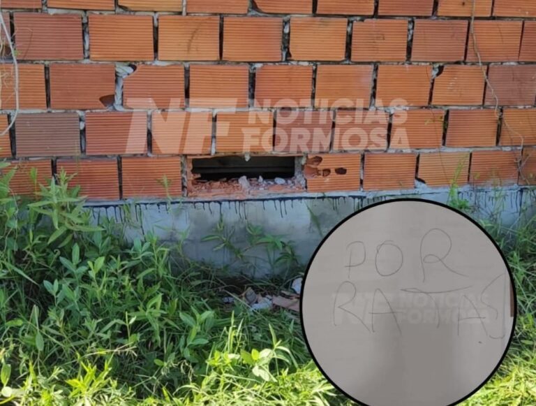 Ladrones ingresaron a robar a un corralón mediante un boquete y dejaron una nota: por ratas
