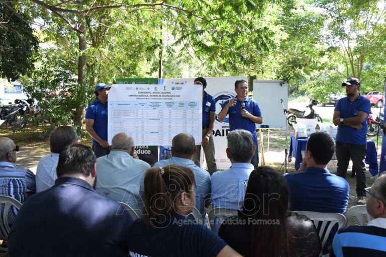 Casco destacó el fuerte compromiso solidario de los paipperos en esta nueva campaña de siembra de segunda