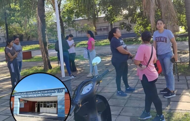 EPEP 379: madres reclaman la instalación de equipos de aire acondicionado adquiridos con fondos propios