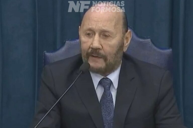Gildo Insfrán anunció un superávit fiscal de más de 34.349 millones