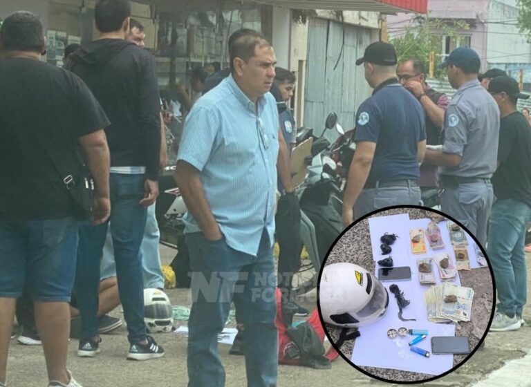 Detuvieron a un joven y retuvieron a una menor con marihuana y dinero en el centro