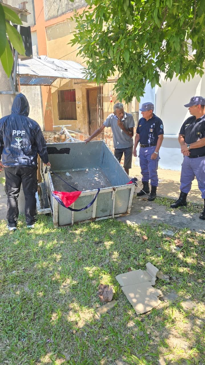 Final feliz para Francisco: la Policía recuperó su herramienta de trabajo en tiempo récord