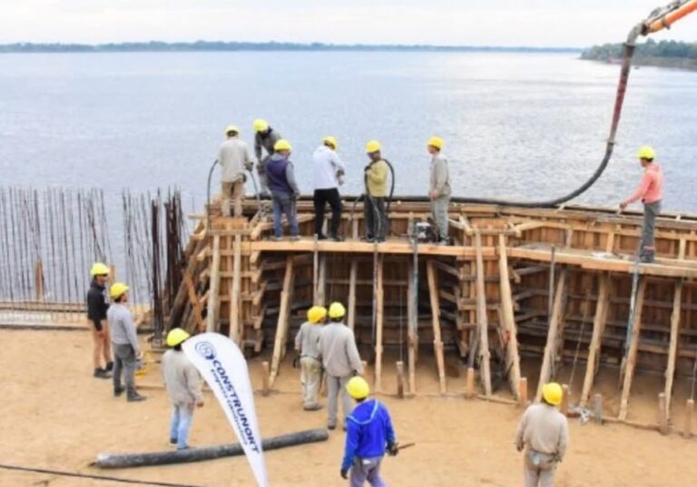 Finalizó la primera etapa del muro de contención en la Costanera de Formosa