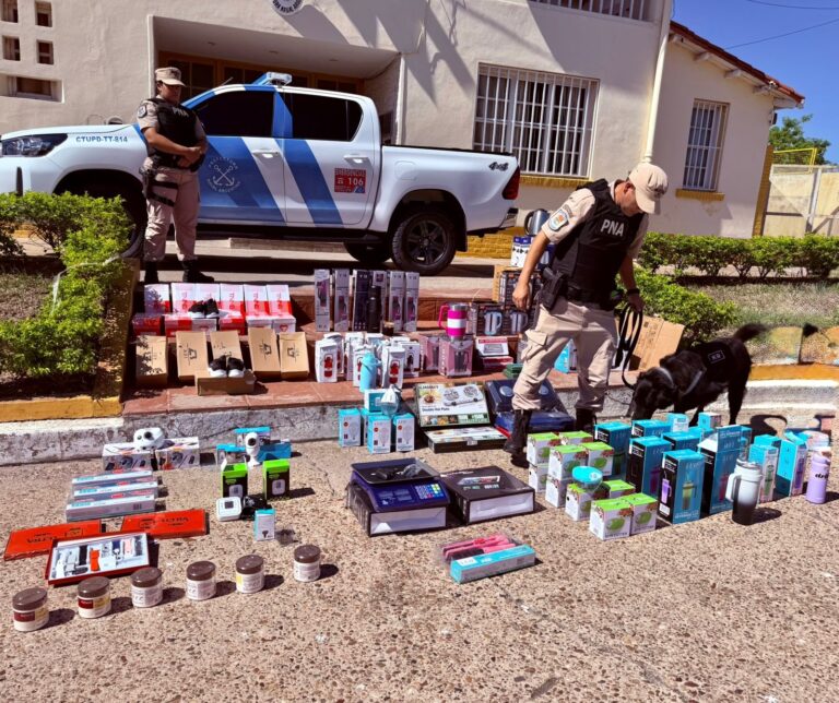 PNA incautó mercadería ilegal valuada en más de $2 millones en la costa del río Paraguay